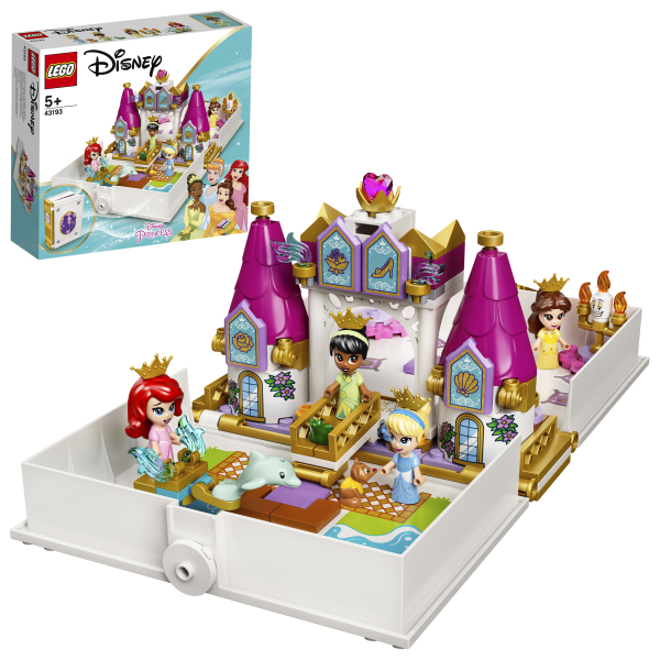 Lego Disney Cuentos e Historias Ariel Bella Cenicienta y Tiana 43193