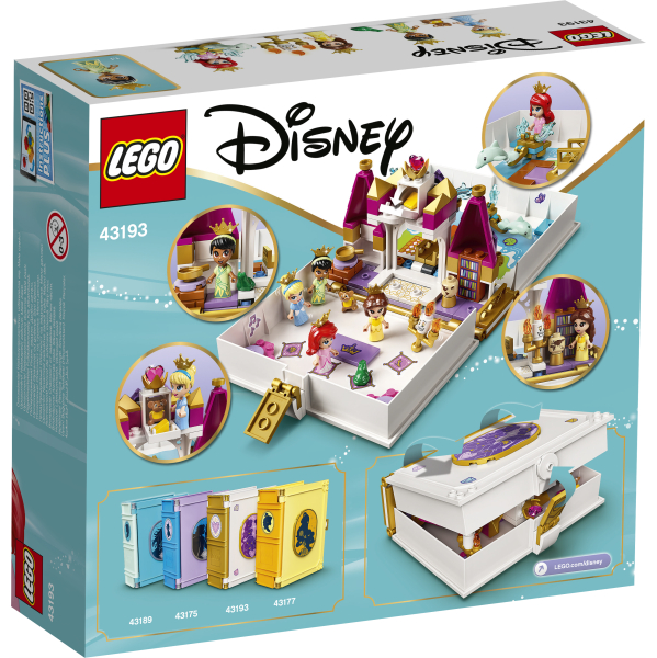 Lego Disney Cuentos e Historias Ariel Bella Cenicienta y Tiana 43193