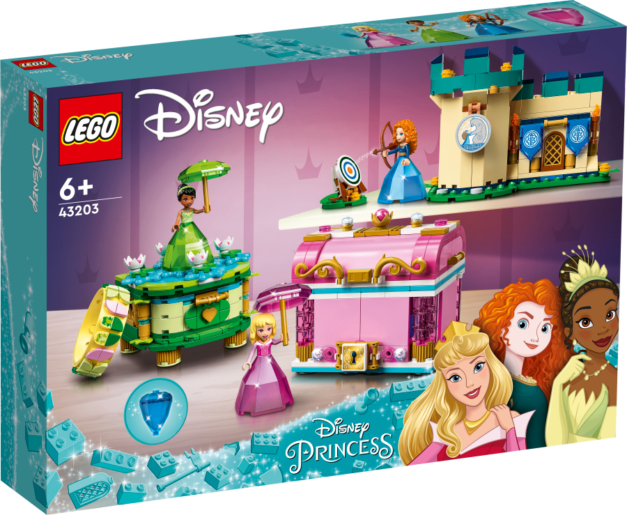 Lego Disney Creaciones Encantadas de Aurora Mérida y Tiana 43203