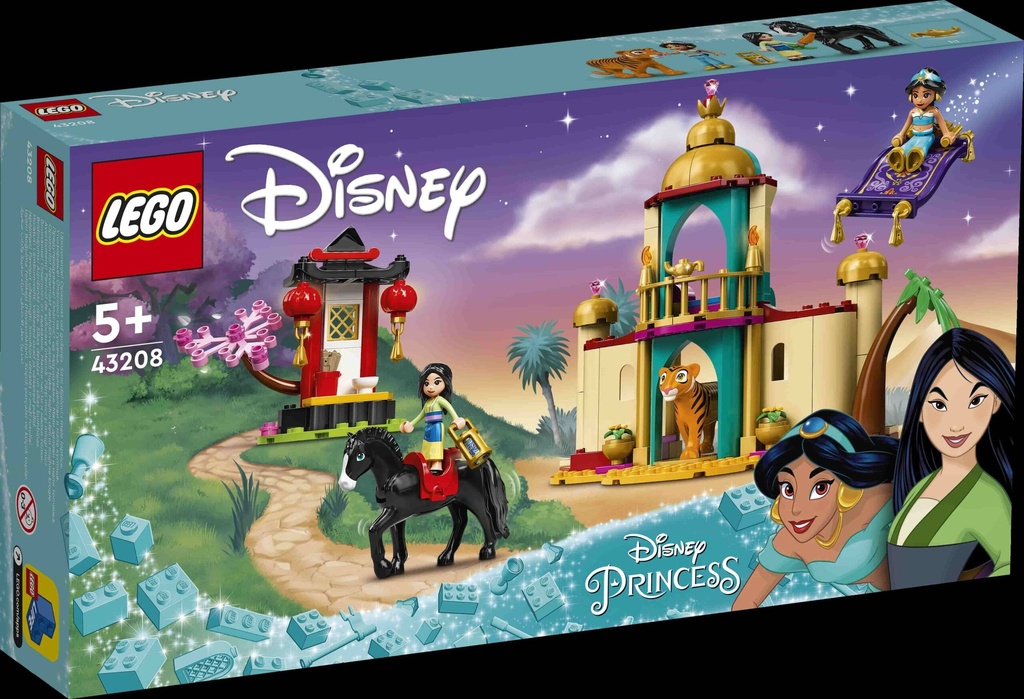 Lego Disney Aventura de Jasmine y Mulán 43208