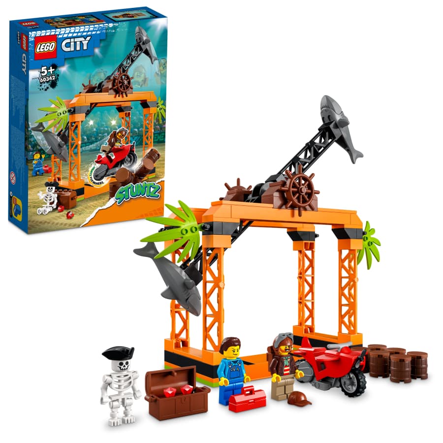 Lego City El desafío de acrobacias de ataque de tiburón 60342