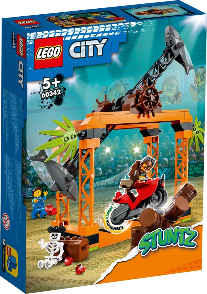 Lego City El desafío de acrobacias de ataque de tiburón 60342