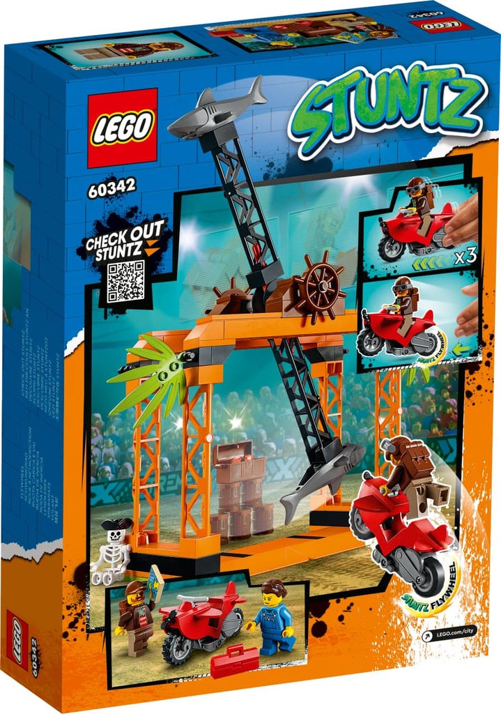 Lego City El desafío de acrobacias de ataque de tiburón 60342