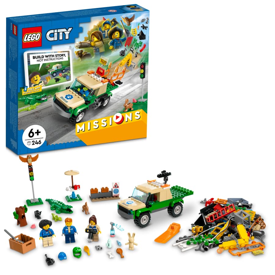 Lego City Misiones de Rescate de Animales Salvajes 60353