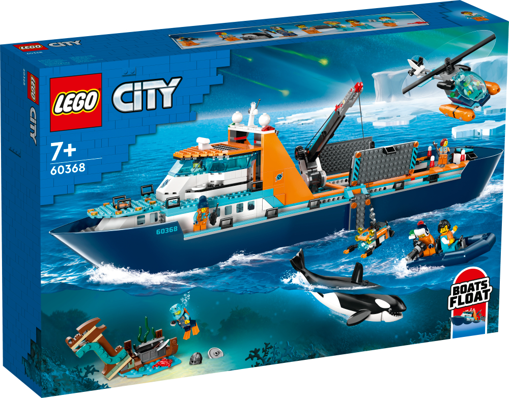 Lego City Exploradores del Ártico Barco 60368