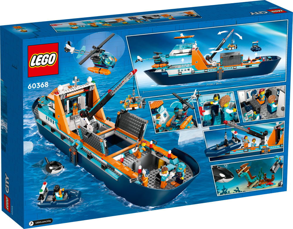 Lego City Exploradores del Ártico Barco 60368