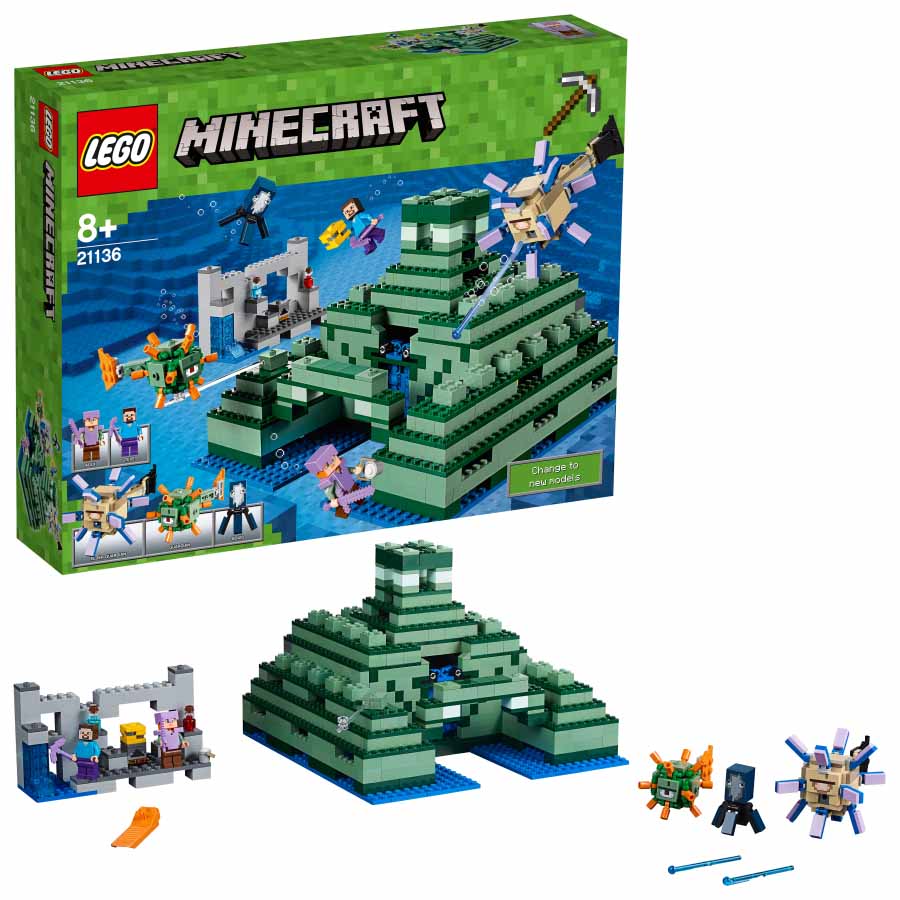 Lego Minecraft Monumento oceánico 21136