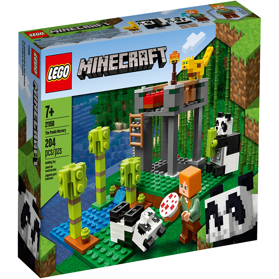 Lego Minecraft El Criadero de Pandas  21158