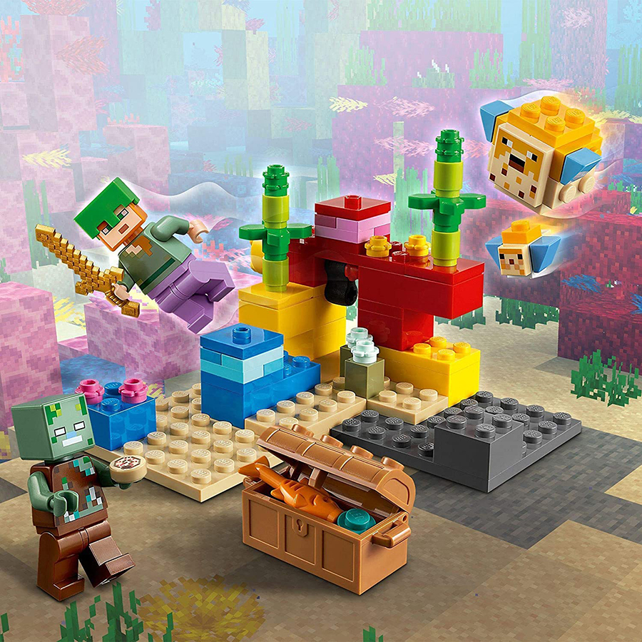 Lego Minecraft El Arrecife de Coral 21164