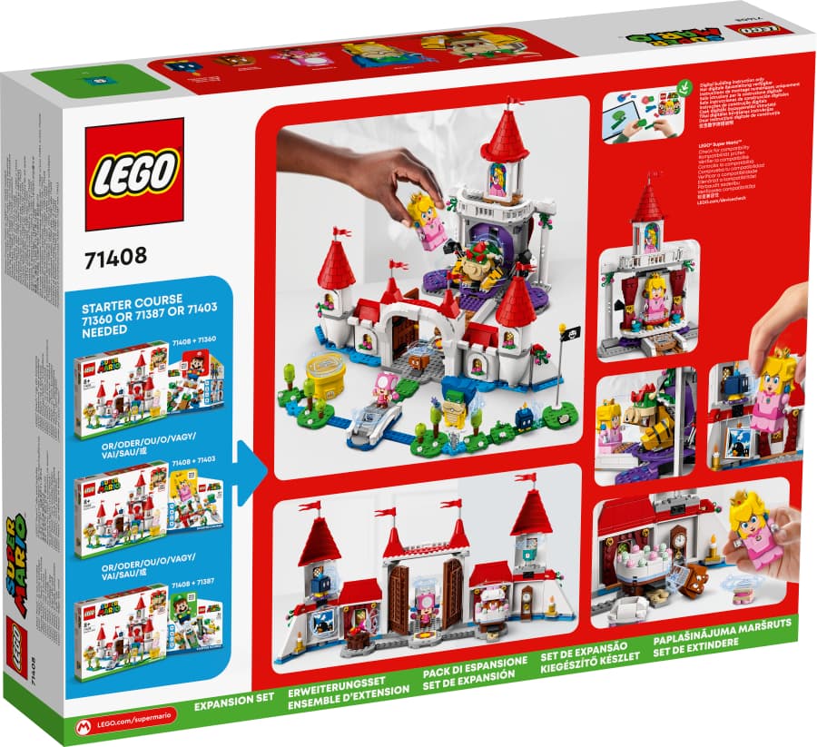 Lego Super Mario Set de Expansión Castillo de Peach 71408