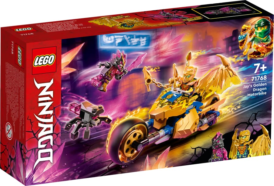 Lego NINJAGO Moto del Dragón Dorado de Jay 71768