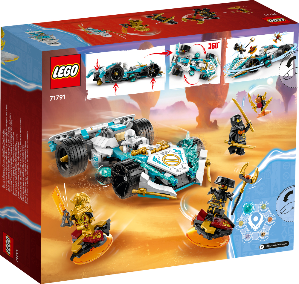 Lego NINJAGO Zane Dragon Power Deportivo de Competición Spinjitzu 71791