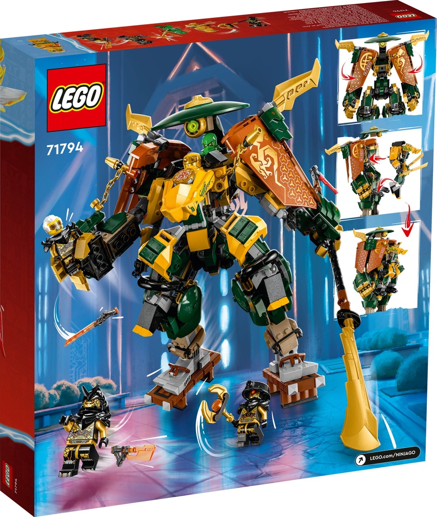 Lego NINJAGO Mecas del Equipo Ninja de Lloyd y Arin 71794