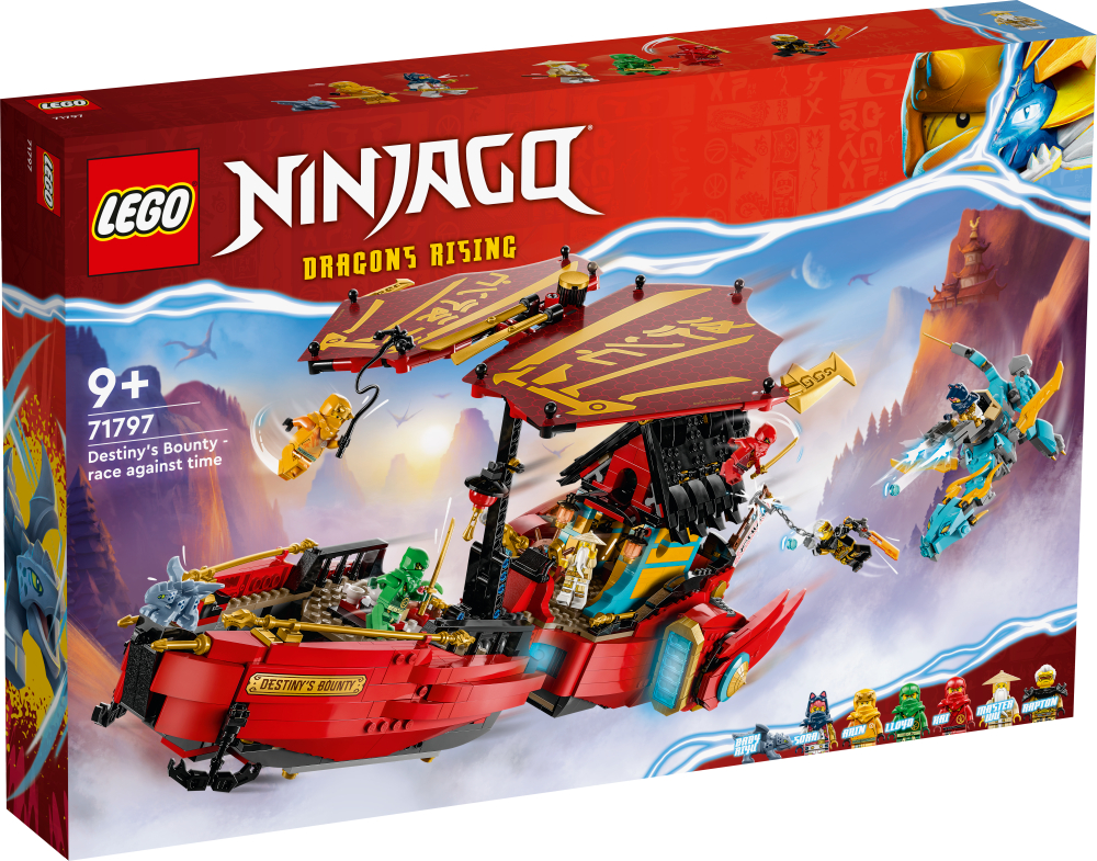 Lego NINJAGO Barco de Asalto Ninja Carrera Contra el Tiempo 71797