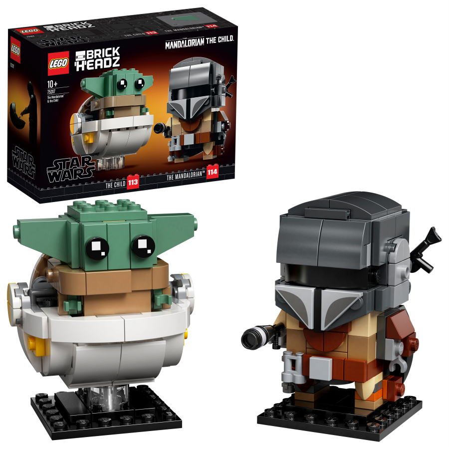 Lego Star Wars BrickHeadz El Mandaloriano y el niño 75317