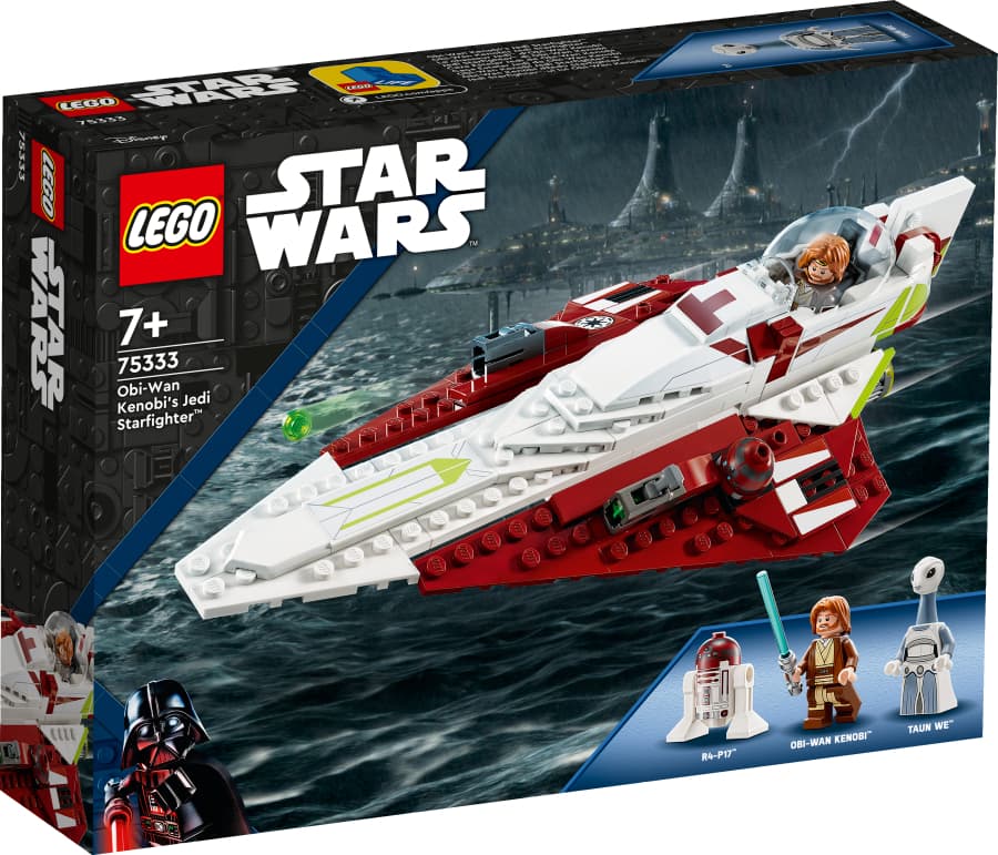 Lego Star Wars Caza Estelar Jedi de ObiWan Kenobi 75333