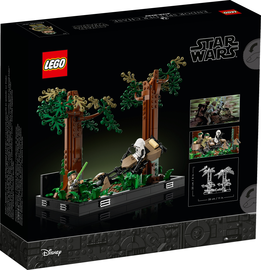 Lego Star Wars Diorama Duelo de Speeders en Endor  75353