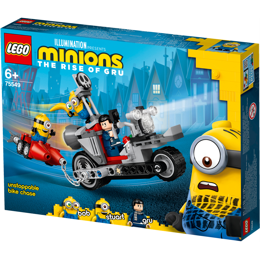 Lego Minions Persecución en la Moto Imparable 75549