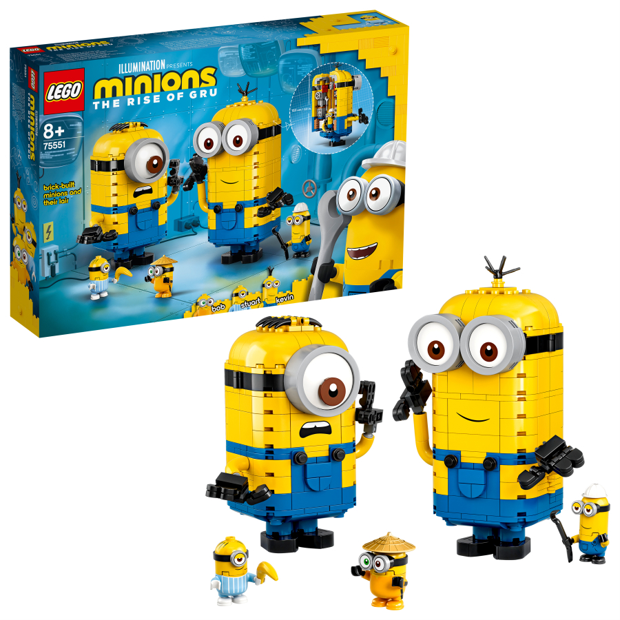 Lego Minions y su Guarida para Construir 75551