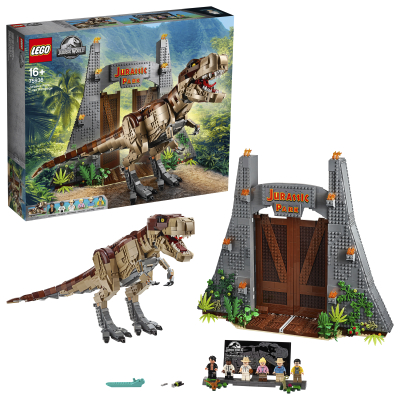 Lego Jurassic World Parque Jurásico Caos del T. rex 75936