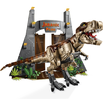 Lego Jurassic World Parque Jurásico Caos del T. rex 75936