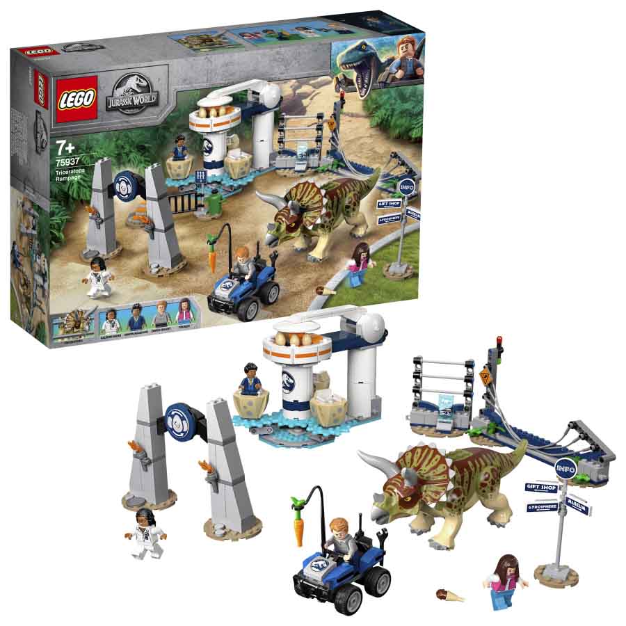 Lego Jurassic World Caos del Triceratops 75937