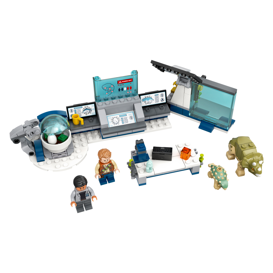 Lego Jurassic World Laboratorio del Dr. Wu Fuga de las Crías de Dinosaurio 75939