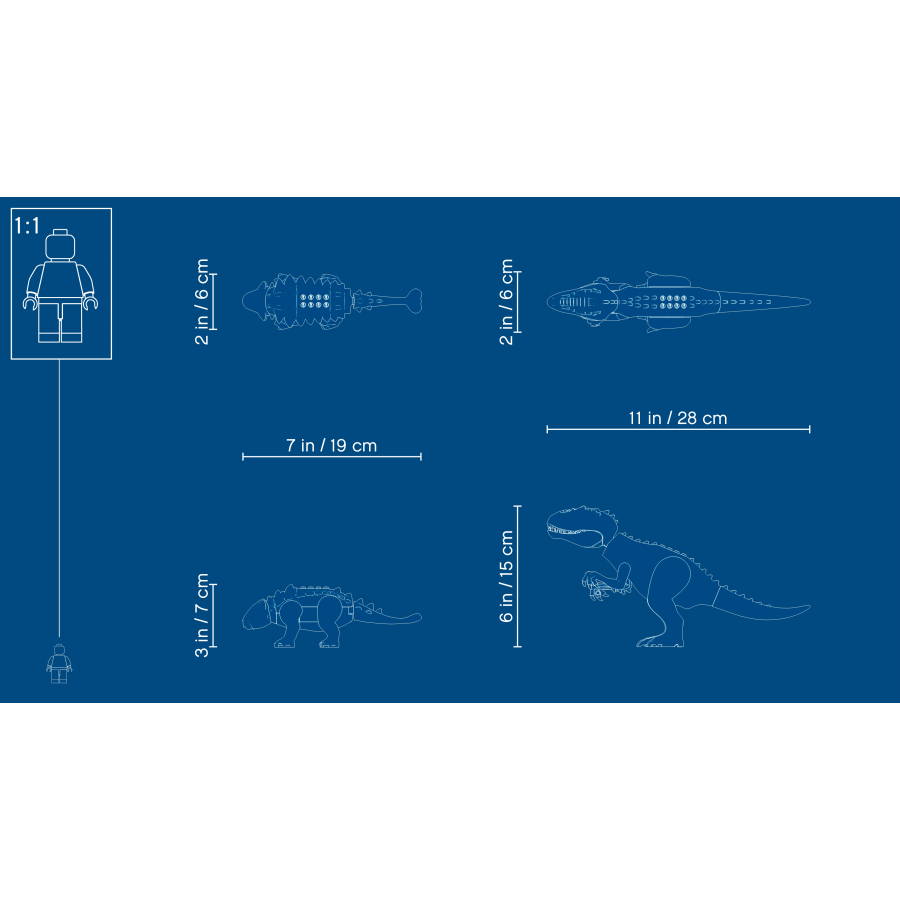 Lego Jurassic World Indominus Rex vs Ankylosaurus 75941