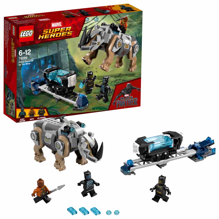 Lego Marvel Duelo Rhino junto a la mina 76099