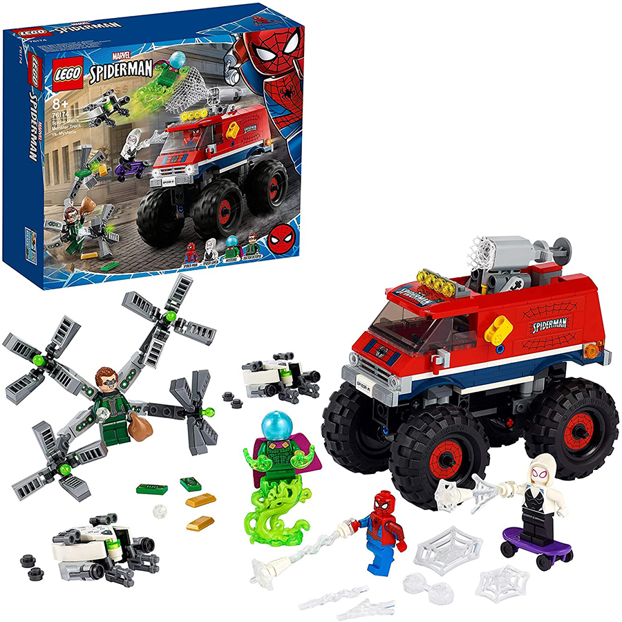 Lego Marvel Monster Truck de Spider Man vs Mysterio 76174