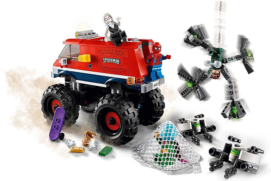 Lego Marvel Monster Truck de Spider Man vs Mysterio 76174