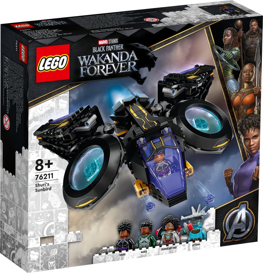 Lego Marvel Sunbird de Shuri  76211