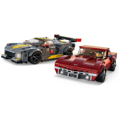 Lego Speed Champions Deportivo Chevrolet Corvette C8.R y Chevrolet Corvette de 1968 76903