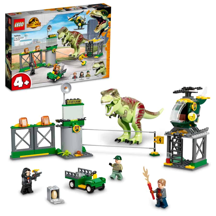 Lego Jurassic World Fuga del Dinosaurio T. rex 76944