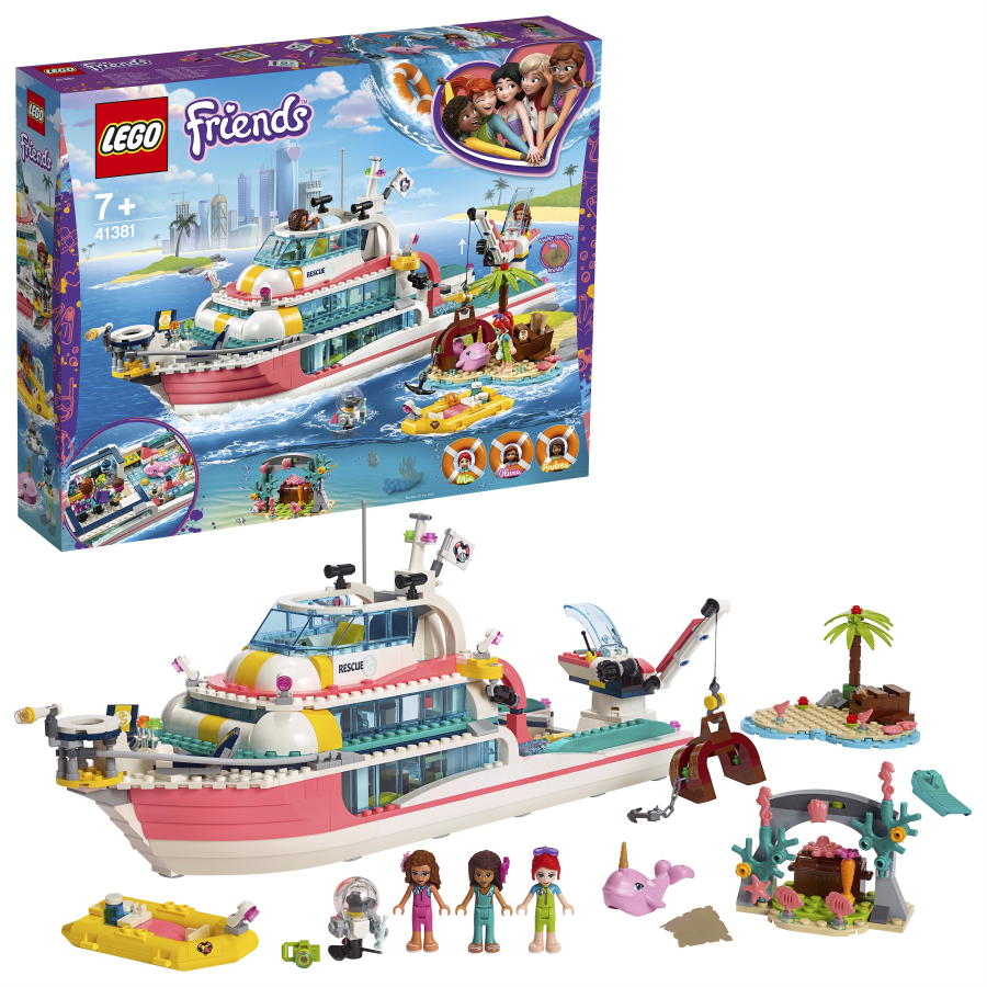 Lego Friends Barco de Rescate 41381