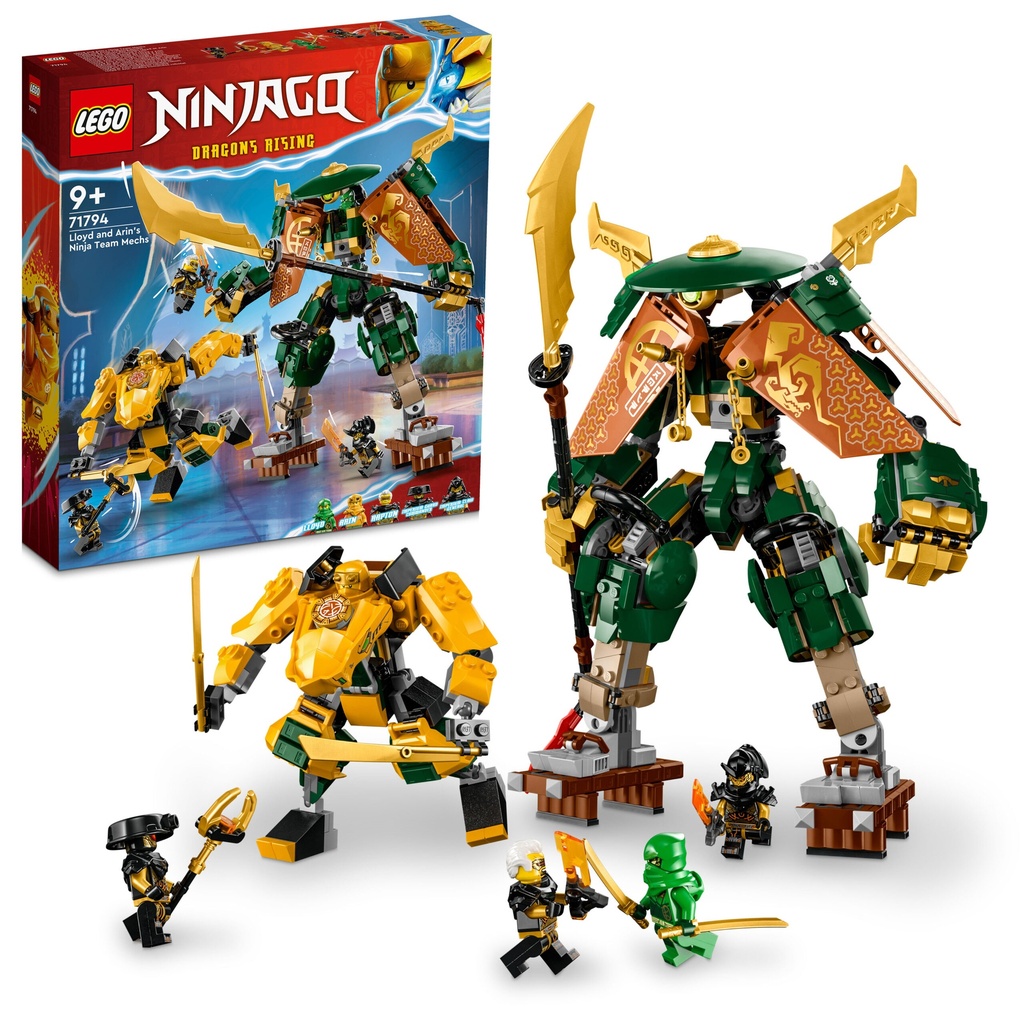 Lego NINJAGO Mecas del Equipo Ninja de Lloyd y Arin 71794