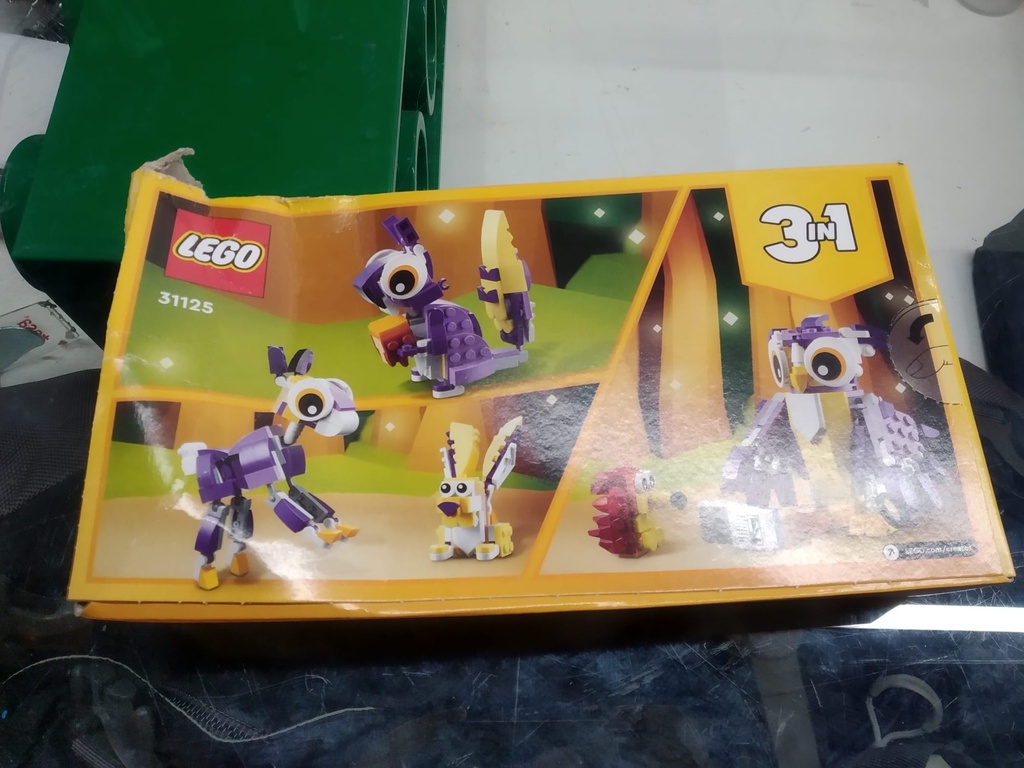 Lego Creator Criaturas Fantásticas del Bosque 31125 Caja Dañada CD