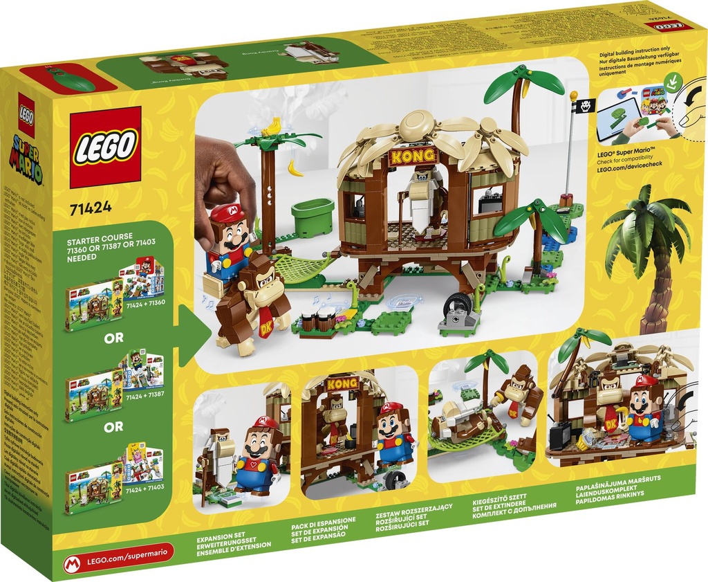  Lego Super Mario Set de Expansión: Casa del árbol de Donkey Kong 71424