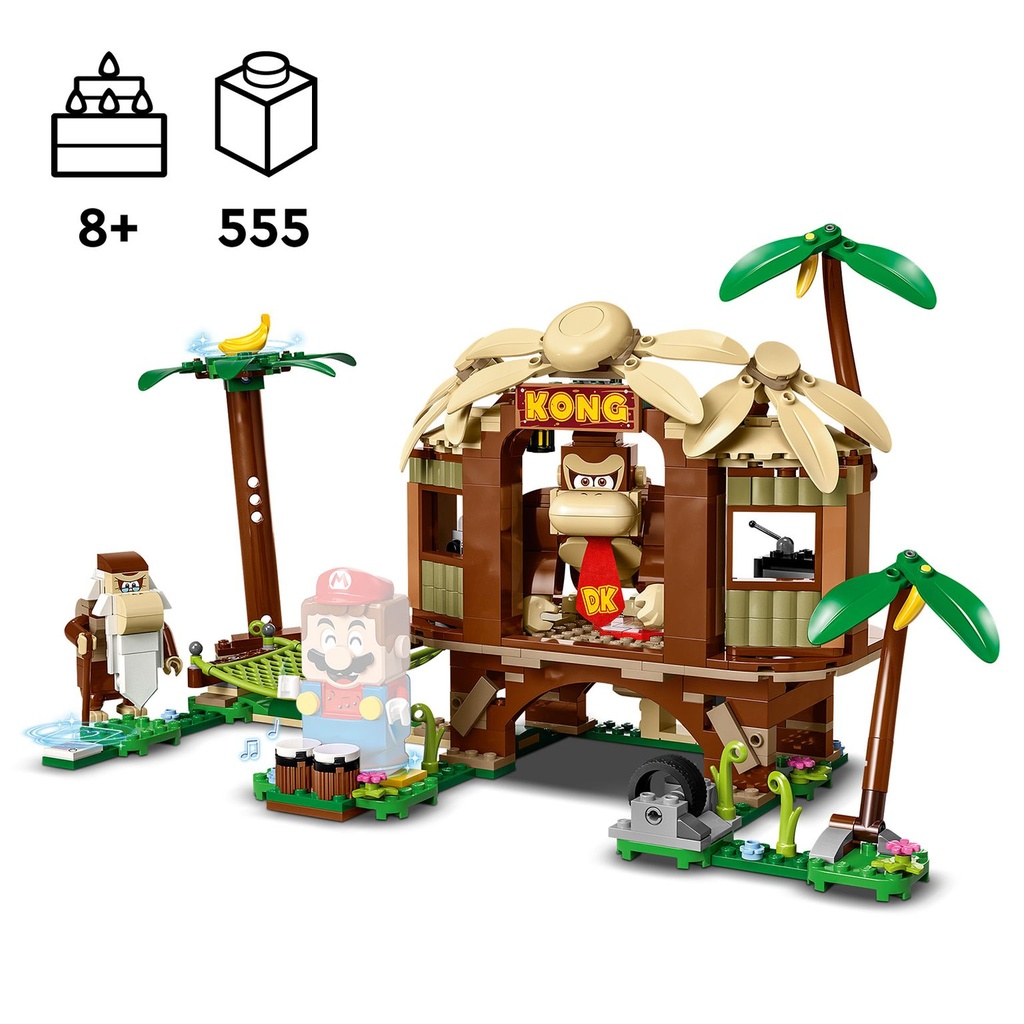  Lego Super Mario Set de Expansión: Casa del árbol de Donkey Kong 71424