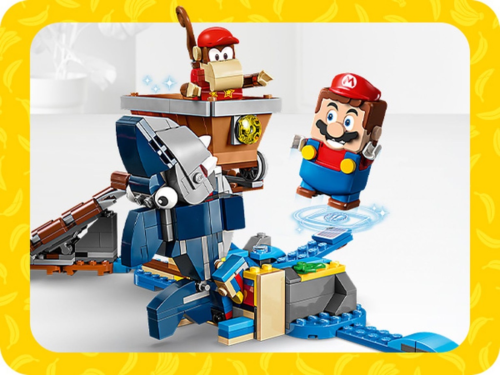 LEGO Super Mario Set de Expansión: Vagoneta minera de Diddy Kong 71425