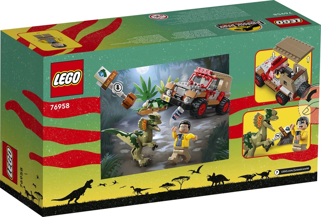  Lego Jurassic World  Emboscada al Dilofosaurio 76958