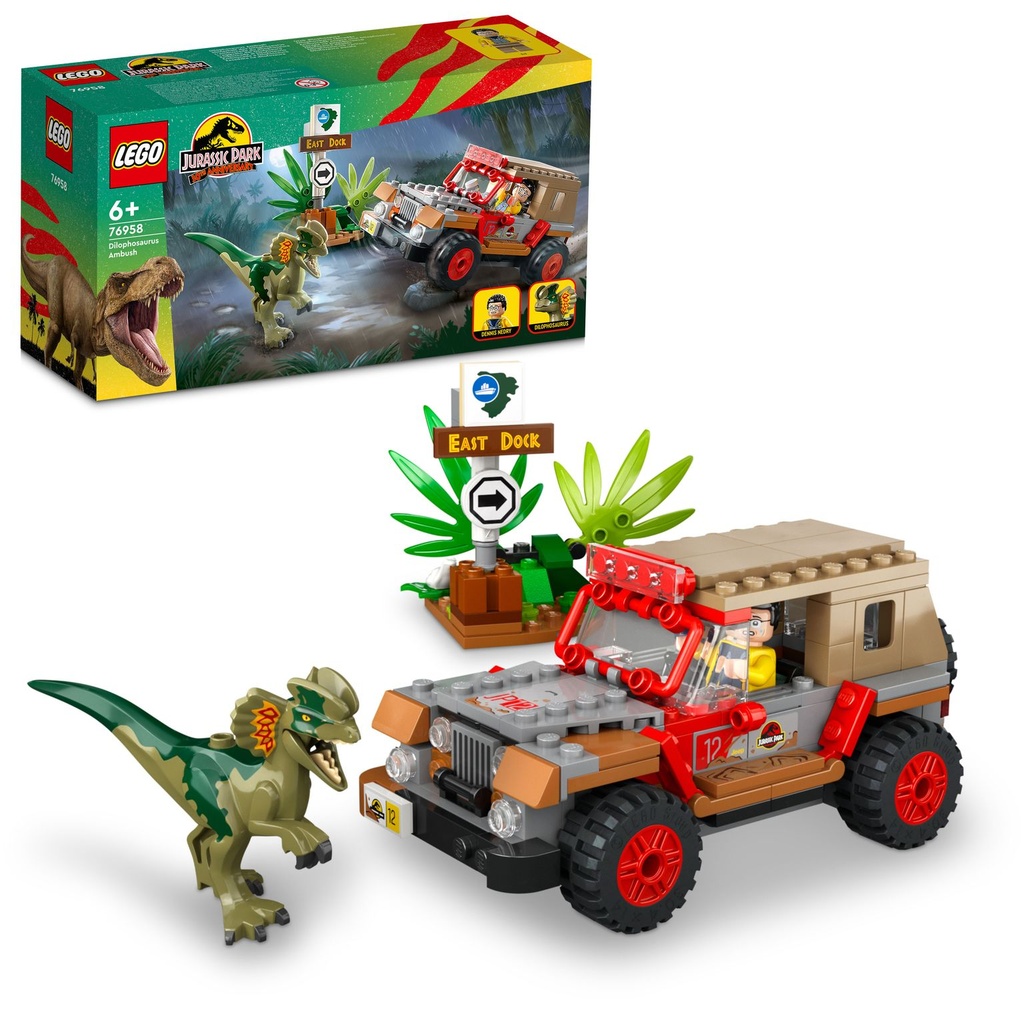 LEGO Jurassic World: Emboscada al Dilofosaurio 76958