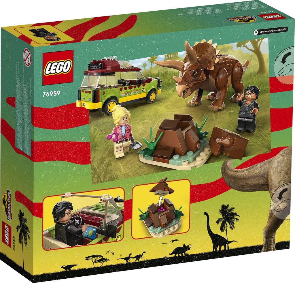 LEGO Jurassic World: Análisis del Triceratops 76959