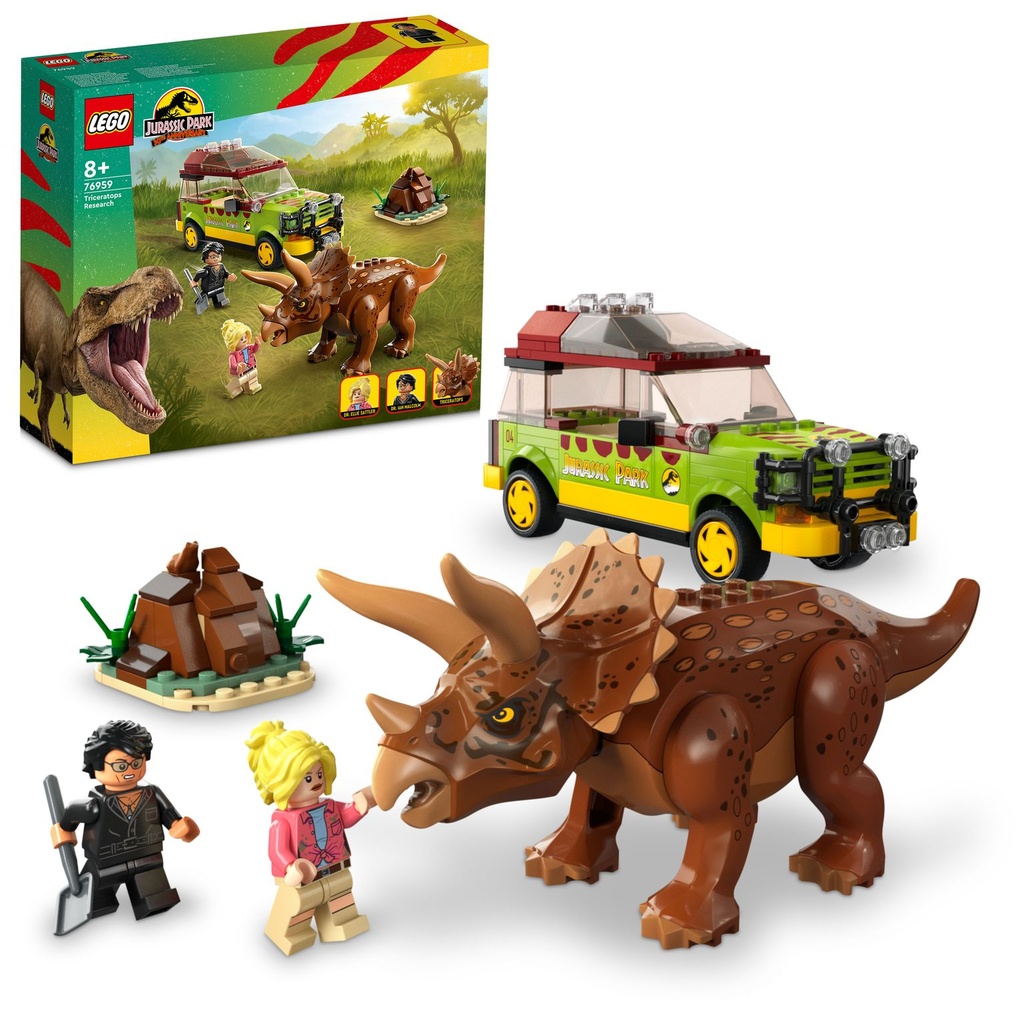 LEGO Jurassic World: Análisis del Triceratops 76959