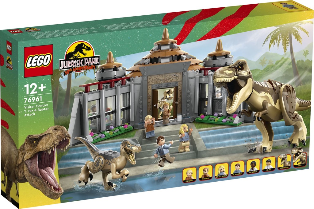 LEGO Jurassic World: Centro de Visitantes: T. rex y Ataque del Raptor 76961