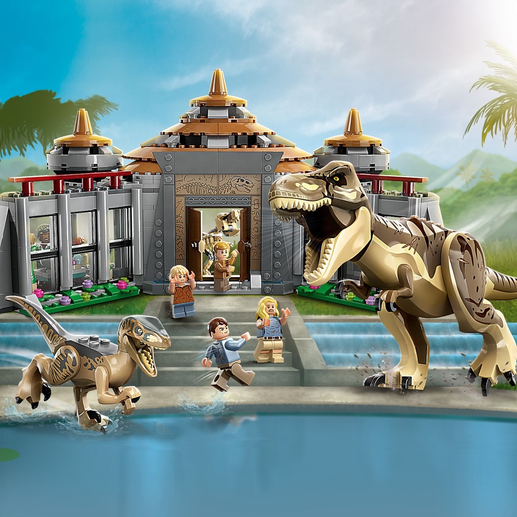 LEGO Jurassic World: Centro de Visitantes: T. rex y Ataque del Raptor 76961