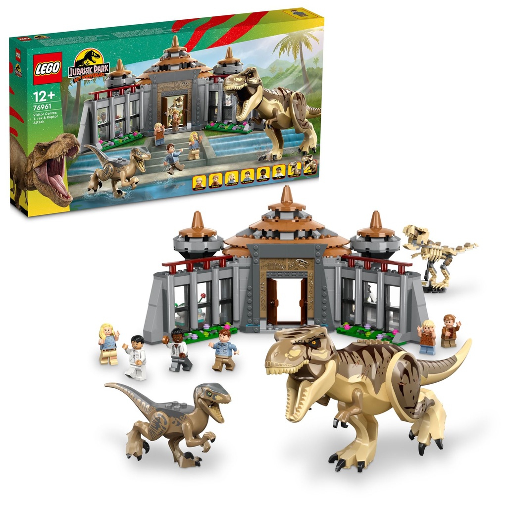 LEGO Jurassic World: Centro de Visitantes: T. rex y Ataque del Raptor 76961