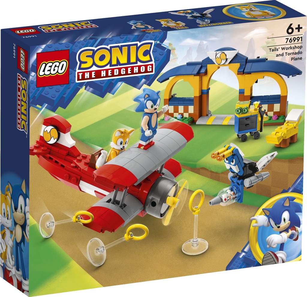 LEGO Sonic: Taller y Avión Tornado de Tails 76991