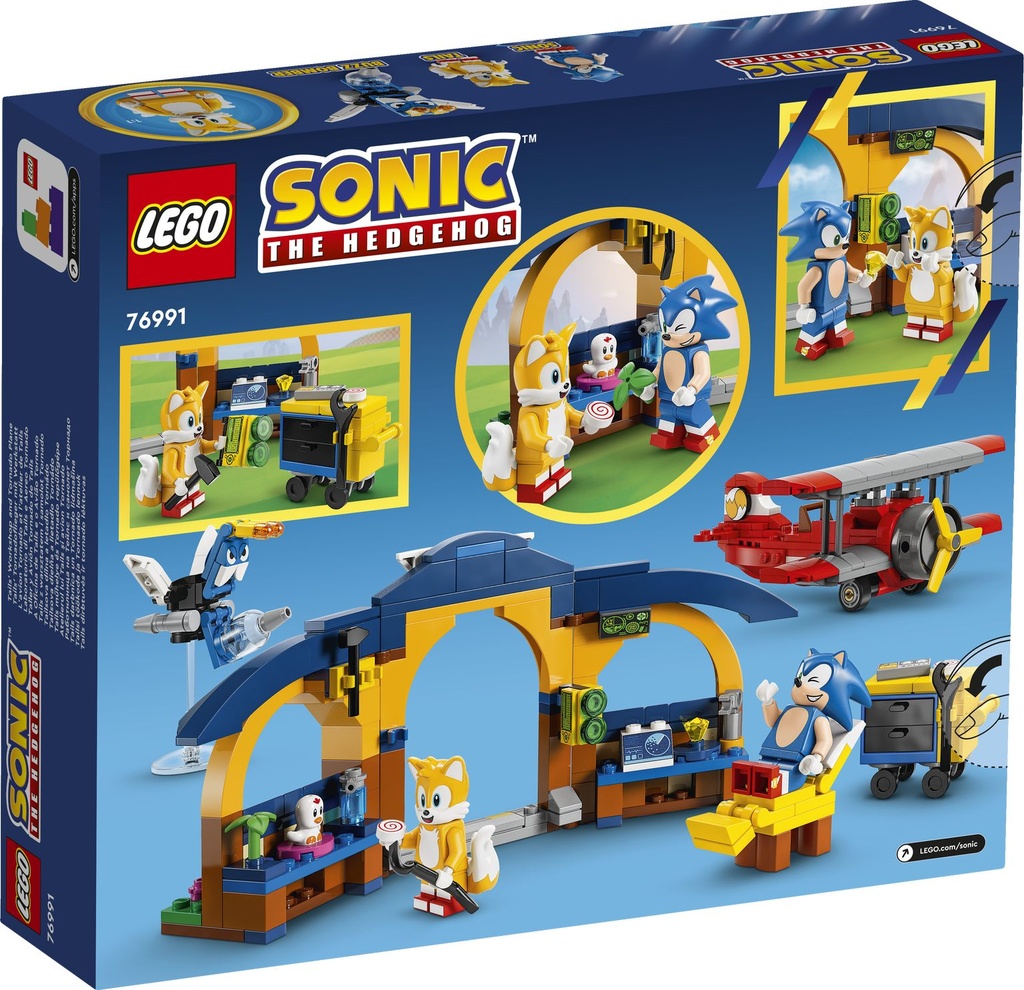 LEGO Sonic: Taller y Avión Tornado de Tails 76991