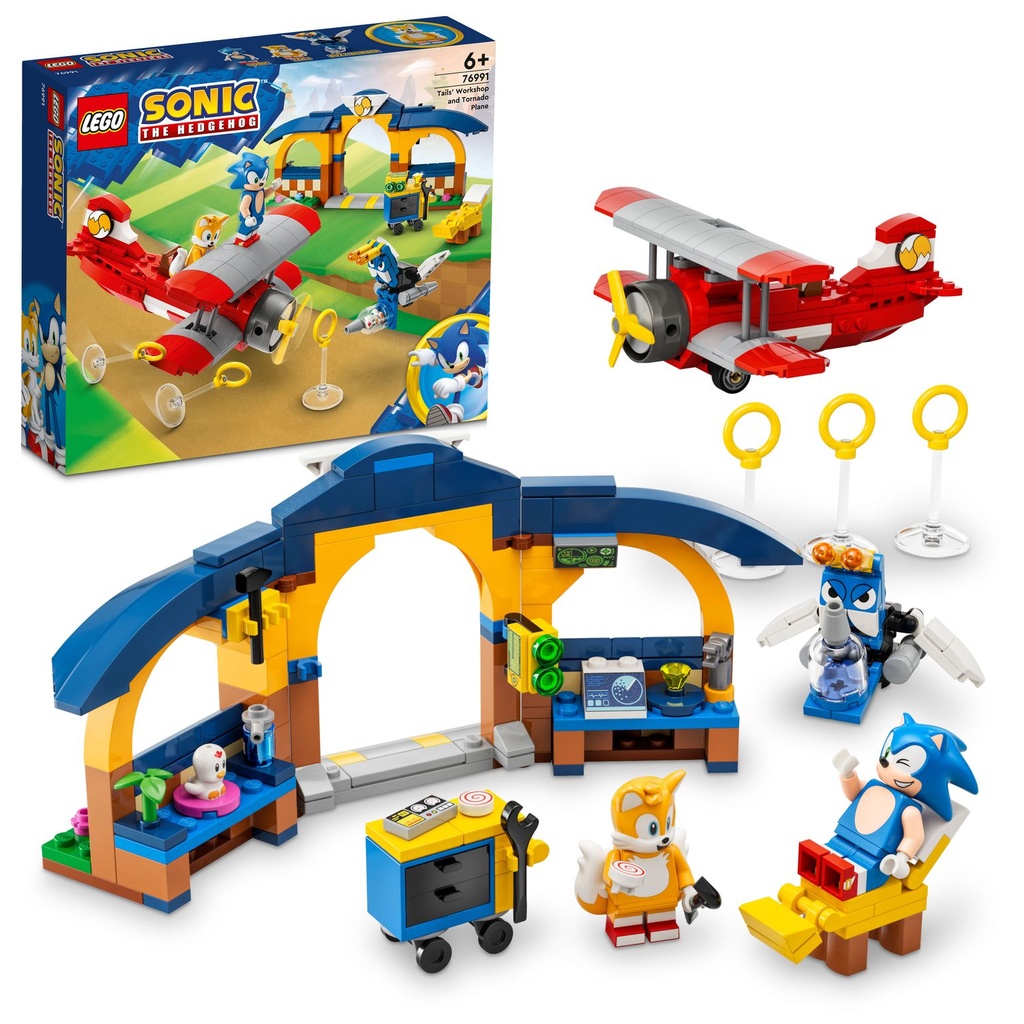 LEGO Sonic: Taller y Avión Tornado de Tails 76991